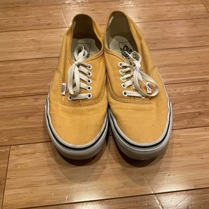 COPY - Yellow Vans tennis shoes 9.5W or 8 M RELISTED
